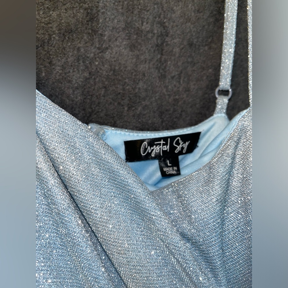 Crystal sky hoco dress